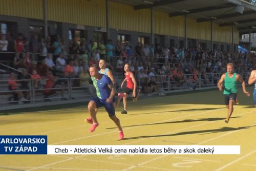 Foto: Cheb: Atletická Velká cena nabídla letos běhy a skok daleký (TV Západ)