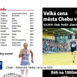Cheb: Atletická Velká cena se blíží (TV Západ)