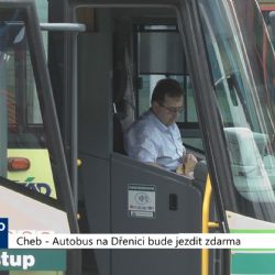 Cheb: Autobus na Dřenici bude jezdit zdarma (TV Západ)