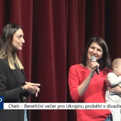Cheb: Benefiční večer pro Ukrajinu proběhl v divadle (TV Západ)