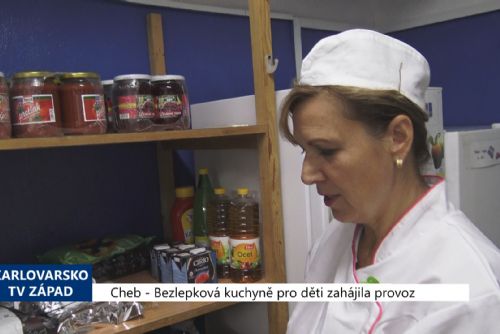 Foto: Cheb: Bezlepková kuchyně pro děti zahájila provoz (TV Západ)