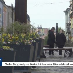 Cheb: Byty, místy ve školkách i financemi láká město zdravotníky (TV Západ)