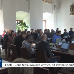 Cheb: Cena tepla skokově vzroste, od května se sníží (TV Západ)