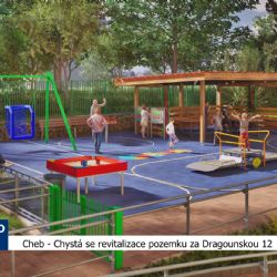 Cheb: Chystá se revitalizace pozemku za Dragounskou 12 (TV Západ)