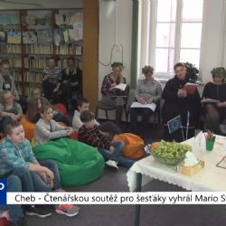 Cheb: Čtenářskou soutěž pro šesťáky vyhrál Mario Straka (TV Západ)