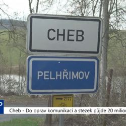 Cheb: Do oprav komunikací a stezek půjde 20 milionů (TV Západ)