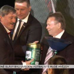 Cheb: Do síně slávy byli uvedeni fotbalisté Rudé Hvězdy (TV Západ)