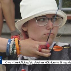 Cheb: Domácí lukostřelci získali na MČR dorostu tři medaile (TV Západ)