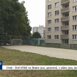 Cheb: Dvě hřiště na Skalce jsou upravená, v plánu jsou další (TV Západ)