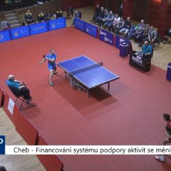 Cheb: Financování systému podpory aktivit se mění (TV Západ)