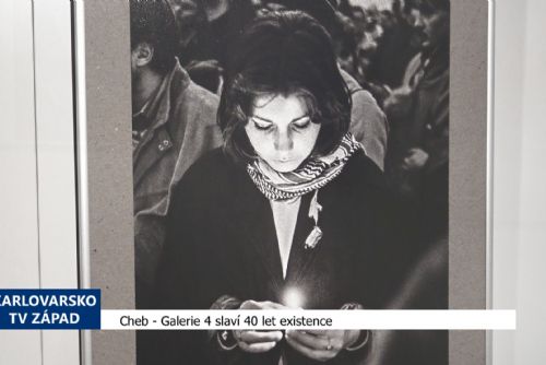 obrázek:Cheb: Galerie 4 slaví 40 let existence (TV Západ)
