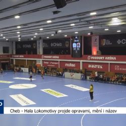 Cheb: Hala Lokomotivy projde opravami, mění i název (TV Západ)