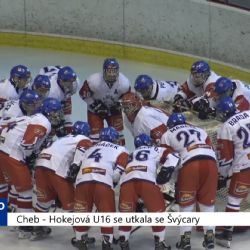 Cheb: Hokejová U16 se utkala se Švýcarskem (TV Západ)