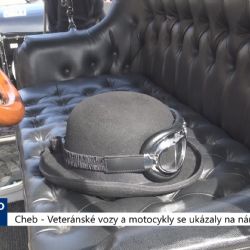 Cheb: Jízda veteránů zavítala na náměstí (TV Západ)