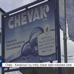 Cheb: Kanalizaci by měly získat další městské části (TV Západ)