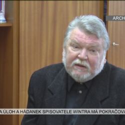 Cheb: Kniha úloh a hádanek spisovatele Wintra má pokračování (TV Západ)