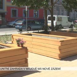 Cheb: Komunitní zahrada v Májové má nové zázemí (TV Západ)