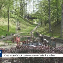 Cheb: Letošní rok bude ve znamení zeleně a květin (TV Západ)