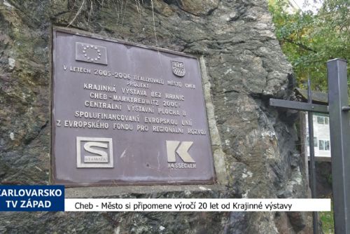 obrázek:Cheb: Město si připomene výročí 20 let Krajinné výstavy (TV Západ)