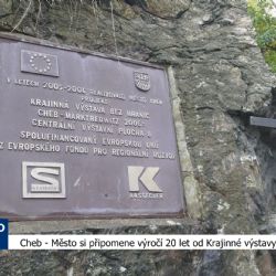 Cheb: Město si připomene výročí 20 let Krajinné výstavy (TV Západ)