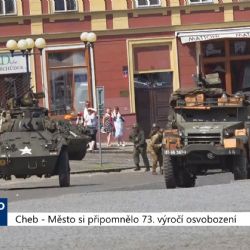 Cheb: Město si připomnělo 73. výročí osvobození (TV Západ)