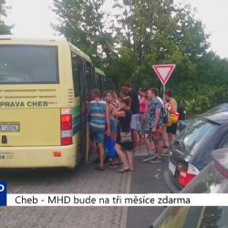 Cheb: MHD bude na tři měsíce zdarma (TV Západ)