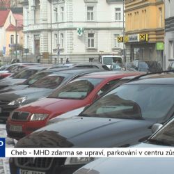 Cheb: MHD zdarma se upraví, parkování v centru zůstane (TV Západ)