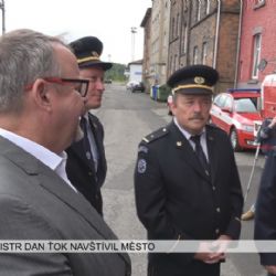 Cheb: Ministr Dan Ťok navštívil město (TV Západ)