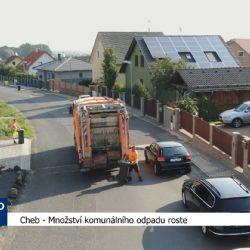 Cheb: Množství komunálního odpadu roste (TV Západ)