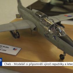 Cheb: Modeláři si připomněli výročí republiky a letectva (TV Západ)