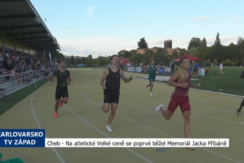 obrázek:Cheb: Na atletické Velké ceně se poprvé běžel Memoriál Jacka Přibáně (TV Západ)