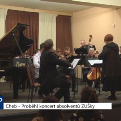 Cheb: Na koncertě se prezentovali absolventi ZUŠky (TV Západ)