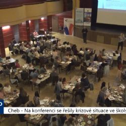 Cheb: Na konferenci se řešily krizové situace ve školství (TV Západ)