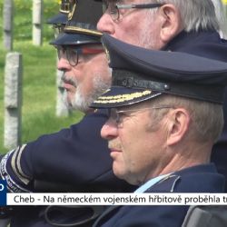 Cheb: Na německém vojenském hřbitově proběhla tryzna (TV Západ)