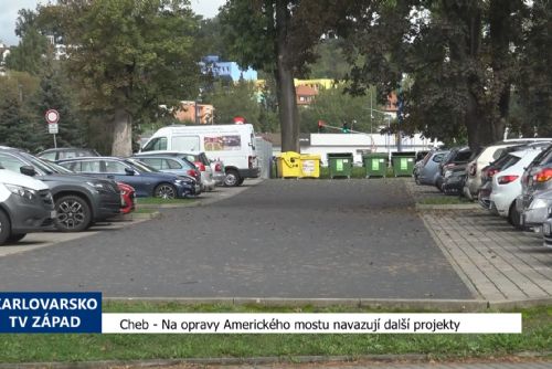 Foto: Cheb: Na opravy Amerického mostu navazují další projekty (TV Západ)