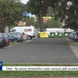 Cheb: Na opravy Amerického mostu navazují další projekty (TV Západ)