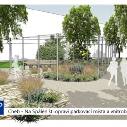 Cheb: Na Spáleništi opraví parkovací místa a vnitroblok (TV Západ)