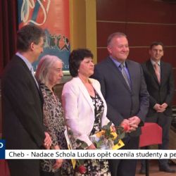 Cheb: Nadace Schola Ludus opět ocenila studenty a pedagogy (TV Západ)