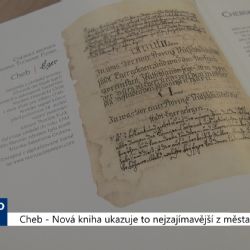 Cheb: Nová kniha ukazuje to nejzajímavější z města (TV Západ)