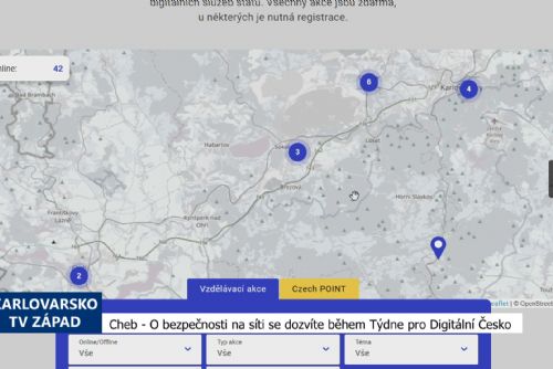 Foto: Cheb: O bezpečnosti na síti se dozvíte během Týdne pro Digitální Česko (TV Západ)