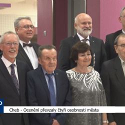 Cheb: Ocenění převzaly čtyři osobnosti města (TV Západ)