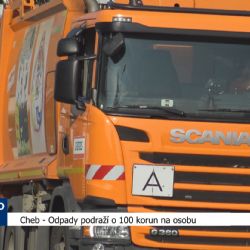 Cheb: Odpady podraží o 100 korun na osobu (TV Západ)