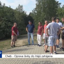 Cheb: Oprava lávky do Hájů zahájena (TV Západ)