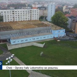 Cheb: Opravy haly Lokomotivy se posunou (TV Západ)