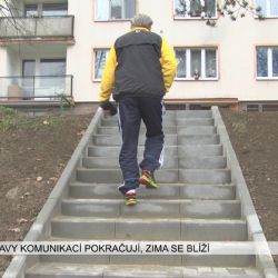 Cheb: Opravy komunikací pokračují, zima se blíží (TV Západ)