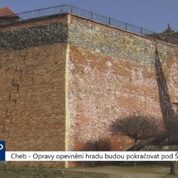 Cheb: Opravy opevnění hradu budou pokračovat pod Šancemi (TV Západ)
