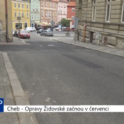 Cheb: Opravy Židovské začnou v červenci (TV Západ)