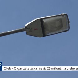 Cheb: Organizace získají navíc 25 milionů na drahé energie (TV Západ)