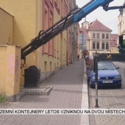 Cheb: Podzemní kontejnery letos vzniknou na dvou místech (TV Západ)