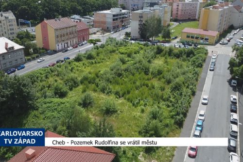 Foto: Cheb: Pozemek Rudolfina se vrátil městu (TV Západ)